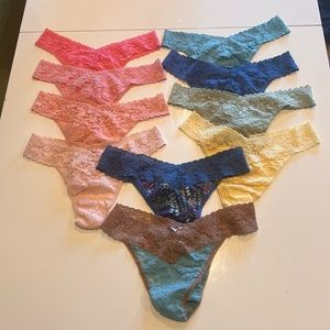 10pairs HANKY PANKY Iconic Signature Lace Original Thongs